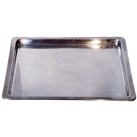 PAUL REVERE Stainless Steel Baking Roasting Pan 60081 ~ 15.5 x 10.5 x 1 in. - Picture 1 of 10